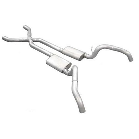 PYPES PERFORMANCE EXHAUST SGF63S Exhaust Systems 67-69 Camaro V8 3in Exhaust System w/X-Pipe