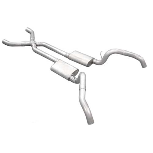 PYPES PERFORMANCE EXHAUST SGF63S Exhaust Systems 67-69 Camaro V8 3in Exhaust System w/X-Pipe