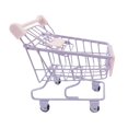 thumbnail image 3 of Carrito de compras de juguete, carrito de supermercado pequeño para niños de 3 años en adelante, juguetes de almacenamiento. Púrpura, 3 of 9