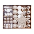 thumbnail image 1 of Luogg Clear Glitter Hanging Shatterproof Baubles For Home, 1 of 5