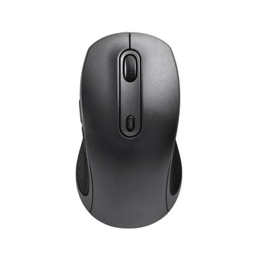onn 5-Button Wireless Bluetooth Ambidextrous Mouse, USB-A Nano Receiver, Black