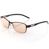 Visione VX- 400 Computer Gaming Glasses - Anti-Glare, UV & Blue Light Protection, Eye Strain Relief, Comfortable Gaming, Black - PC/Mac/Linux