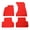 Red, variant on Ikon Motorsports Floor Mats Compatible With 2018-2024 Audi A5 RS5 S5 Sportback, Beige Nylon Car Auto Front Rear Carpets Liner 4PC Set Protector