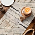 thumbnail image 4 of Table Runner - 60 Inch Long, Vintage Wood Grain Kitchen Dining Table Runner Dresser Scarves, Farmhouse Country Door Retro Farmhouse Decor for Coffee Tables Wedding Party Banquet, 4 of 8