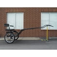 thumbnail image 2 of 2-Wheel Horse Drawn Carriage / 2-Wheel Cart for Horses and Large Ponies, Wheel Size-25” Color-Black, 2 of 9
