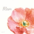 thumbnail image 2 of Nai, Danhui 12x12 Black Ornate Wood Framed with Double Matting Museum Art Print Titled - Garden Poppy Flipped on White Crop II Mom, 2 of 4