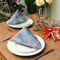 thumbnail image 3 of GZHJMY Cloth Napkin Gorgeous Blue Marble Kitchen Dining Table Decor for Family Gathering Dinner Napkin Cool Party Favors 1 Pack 20" × 20", 3 of 6