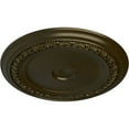 thumbnail image 3 of 31 1/8"OD x 1 1/2"P Carlsbad Ceiling Medallion Green Gold Finished, 3 of 6