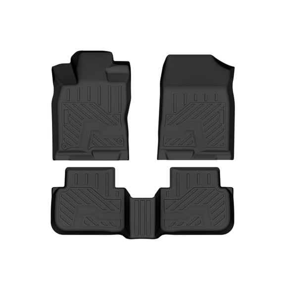 AUXKO All Weather Floor Mats for Honda Civic 2022-2025 2026 Sedan Hatchback Si(Include Sport|2nd Row with&w/o USB Port|Not for Hybrid) Acura Integra 2023-2025 Liners All Season Odorless Anti-Slip