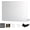 Silver, variant on Glass Gaming Mouse Pad, Hard Mousepad for Gaming, 13.7” x 9.8” Ultra-Smooth Micro-Etched Surface Mousepad, Improved Precision & Speed, Anti-Slip Base, Silver