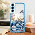 thumbnail image 3 of Case For Samsung Galaxy S24 S20 S21 FE S22 S23 Ultra A32 A33 A50 A52 A53 A73 A54 A14 Soft Cover Japanese Landscape Waves, 3 of 5