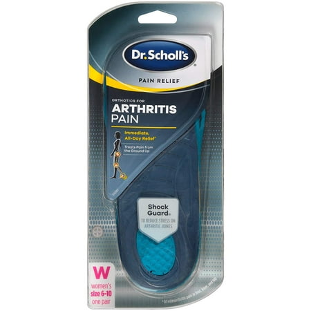 2 Pack Dr. Scholl's Women Orthotics for Arthritis Pain Relief 6-10, 1 Pair
