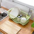 thumbnail image 5 of Dish Dish Drying Rack Fast Drainage Detachable Base Drainboard Design Strong Plastic Dish Drainer for Dish Fork Chopsticks, 5 of 5