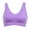 Purple, variant on Women Seamless Pullover Bra, Fitness Bras, Breathable Underwear Sport Bras