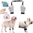 thumbnail image 1 of Manchon de Jambe pour Chien Chiot Protection de Patte avant Coussinets Doux Support de Coude Chien Gris, 1 of 5