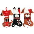 thumbnail image 4 of DESTYER Dog Cat Christmas Bags Gift Packaging Storage Stockings 3D Xmas Tree Socks Large Capacity Goodie Bag for Candy Birthday Belt Dog, 4 of 6