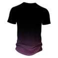 thumbnail image 4 of Camisas de Manga Larga para Hombres, Botón de Impresión Casual Camisa de Cuello Redondo Hecha de Poliéster Ligero para Todo el Uso de Temporada, Camisas de Manga Corta para Hombre, 4 of 5