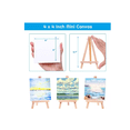 thumbnail image 2 of Mini Caballete De Madera Con Lienzo Para Pintura 14 Piezas blanco, 2 of 3