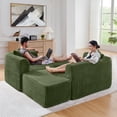 thumbnail image 6 of Jopath 114" Modular Sectional Sofa,Cloud Sectional Couch with Deep Seat,Modern Modular L-Shape Sofa Couch with Chaise,Upholstered Boneless Couches for Living Room Bedroom,No Assembly Required,Green, 6 of 12