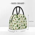 thumbnail image 2 of Balery Green Avocado Bolsa de Almuerzo para Mujeres, Caja de Almuerzo, Bolsa de Almuerzo Pequeña Impermeable, Tote de Almuerzo Reutilizable con Gran Capacidad, 2 of 6