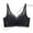Black, variant on Bras for Women Push-Up Full Coverage Comfort Supportive Bra Thin Solid Color Underwire Gathered French Lace Front Button Bra