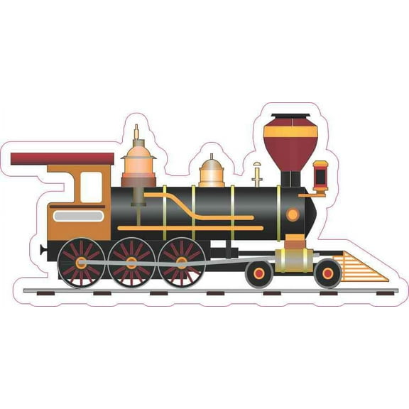 6in x 3in Locomotive Sticker