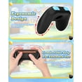 thumbnail image 4 of Uberwith Controllers Grips for Switch 2 JoyCons,ABS Wear-resistant Handle Kit for Switch2 JoyCons Controller, 2 Pack (Black), 4 of 6