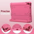 thumbnail image 6 of JETech Kids Case for iPad (A16) 11th/10th Generation (2025/2022) with Built-in Screen Protector, Shockproof Full-Body Handle Stand Tablet Protective Cover (Pink), 6 of 7