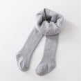thumbnail image 2 of Toddler Kids Baby Girls Warm Full Leggings Pantihose Stretchy Basic Full Length Pants Pantyhose For Winter Stocking 2-4 Years,Grey NIEWTR, 2 of 3