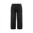 thumbnail image 1 of PENGXIANG Girls Long Jeans Solid Color High Waist Straight-leg Trousers, 1 of 7