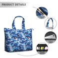thumbnail image 2 of 22 Inch Oversized Travel Bag Lightweight Canvas Weekender Duffel with Multi Pockets, Camouflage Print, 2 of 5