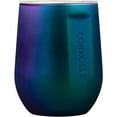 thumbnail image 4 of Corkcicle Stemless Insulated Wine Glass Tumbler, Dragonfly, 12 oz – Stainless Steel Stemless Wine Glass Keeps Beverages Cold for 6 Hours, Hot for 3 Hours – Non-Slip, Easy-Grip Insulated Cup, 4 of 6