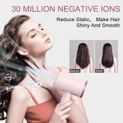 Obacre Professional 1800W Ionic Blow Dryer with Diffuser, Fast Drying Hair Dryer for Women with Frizz Control, Low Noise Design and Multiple Styling Attachments