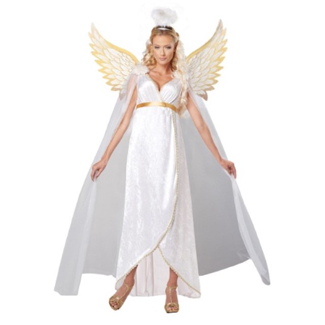 Disfraz PREMIUM Angel Guardian California Costumes Collections Blanco para Dama
