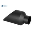 thumbnail image 3 of Fedar 4 inch Inlet 7 inch Outlet 15 inch Long Slant Angle Cut Exhaust Tip Tail Pipe, 3 of 5