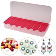 thumbnail image 3 of Grandes Fundas Píldoras Portátiles Contenedor Tableta Caja 7 Días (), 3 of 8
