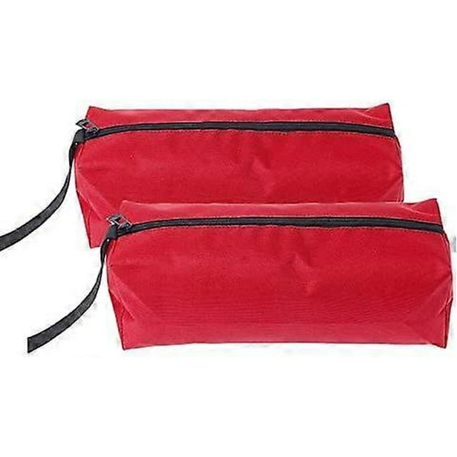 2 Pack Tools Organizer Pocket Canvas Small Tool Bag Multi-Purpose Heavy Duty Tool Pouch Tote Bags with Hanging Loop for Wrenches, Screwdrivers, etc (S