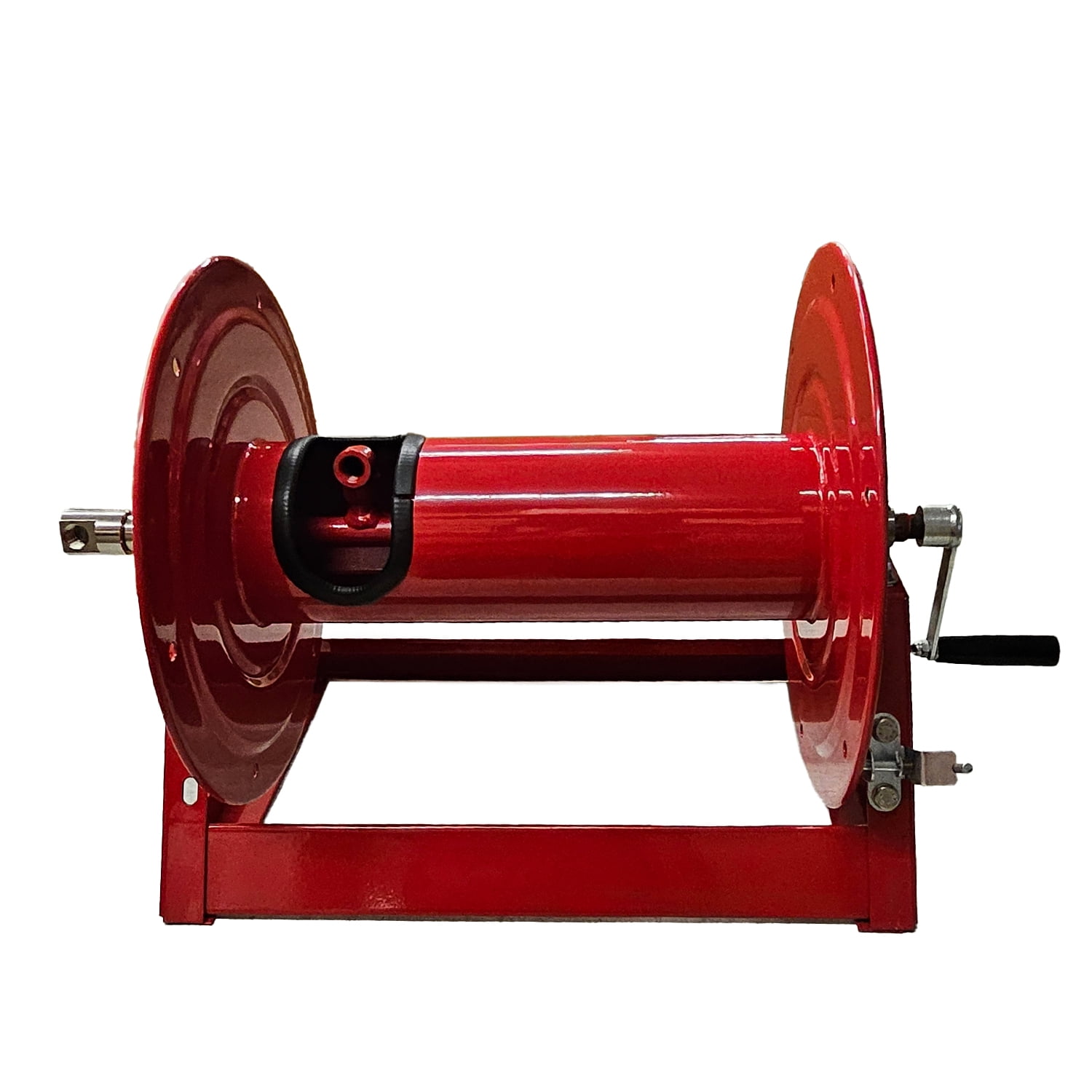 Pressure Washer Hose Reels Heavy Duty 3/8" x 300ft,5000 PSI with Hand Crank Steel Reels for Power Washers | Outdoor Hose Reels for Water, Air, Liquid Use | Industrial-Grade Sturdy Frame Hose 300 FT