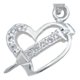thumbnail image 2 of DIJE CORAZÓN ZIRCONIAS INYECCIÓN MUJER REGALO PLATA 925, 2 of 3