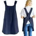 thumbnail image 2 of Adjustable Bib Apron With Extended Front Coverage For Kitchen Tasks And All Day Comfort In Polyester Craft, 2 of 5