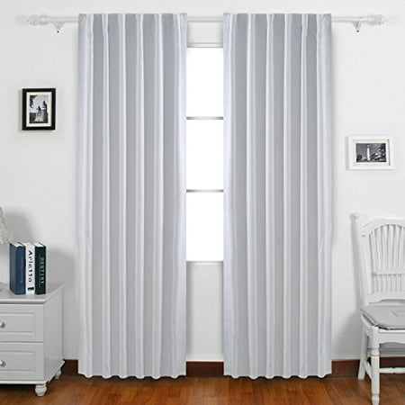 Deconovo Back Tab And Rod Pocket Curtains Blackout Curtains Thermal Insulated Drapes And Curtains Room Darkening Curtains For Bedroom 52 X 95 Inch