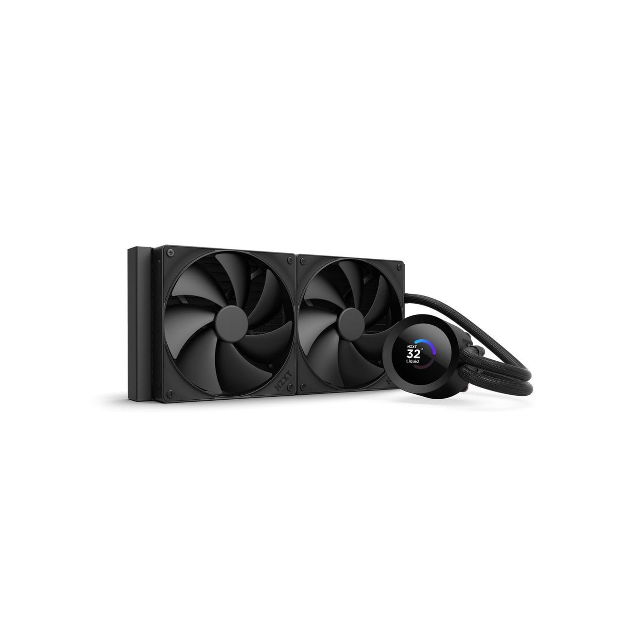NZXT KRAKEN PLUS 280 MM AIO LIQUID COOLER WITH 1.54" LCD & STATIC PRESSURE FANS