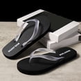 thumbnail image 4 of Dakaela Men's Flip Flops with Arch Support Summer Beach Thong Sandals Comfortable Quick Drying Slip on Slides Slippers for Men (10,Clear), 4 of 7