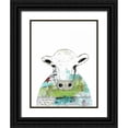 thumbnail image 1 of Ogren, Sarah 15x18 Black Ornate Wood Framed with Double Matting Museum Art Print Titled - Collage Cow II, 1 of 4
