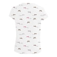 thumbnail image 2 of Playera George para Niña, con Estampados de Varios Perros Salchicha Blanco Talla 8, 2 of 4