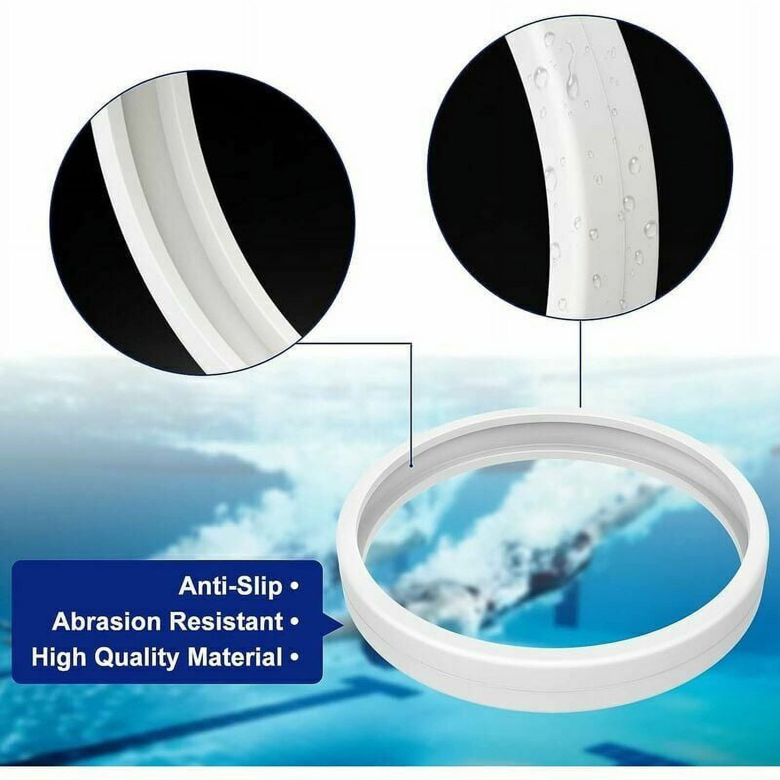 Pool Cleaner Replacement Adaptable Soft Gum for Polaris 180 280 360 380 C10 Pool Robot (3 pieces)