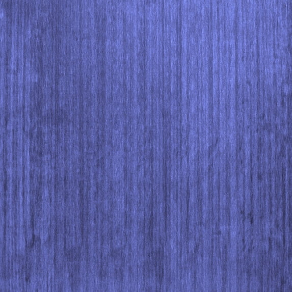 Ahgly Company Machine Washable Indoor Square Abstract Blue Contemporary Area Rugs, 8' Square