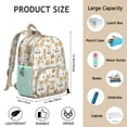 thumbnail image 4 of Mini Backpack with Adorable Puppy Paw Print, Lightweight School Bag for Dog Fans, Bone Pattern Design, 4 of 4