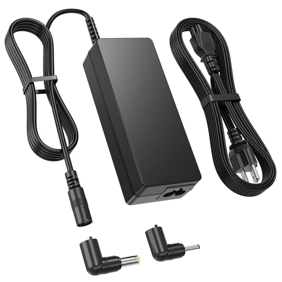 45W Charger for Acer Aspire Series Laptop Adapter 2 in 1 Compatible with Both 5.5 * 1.7mm and 3.0 * 1.1mm Power-Supply Cord 19v 3.42A