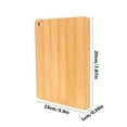 thumbnail image 2 of Nilvkv Cutting Board Double Sided, 11.4in Butcher Block for Kitchen Chopping Meat and Vegetables by Wood, Food-Grade, Easy to Clean, 2 of 6